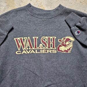 Walsh Cavaliers Champion Sweatshirt NCAA College Crewneck Medium Mens